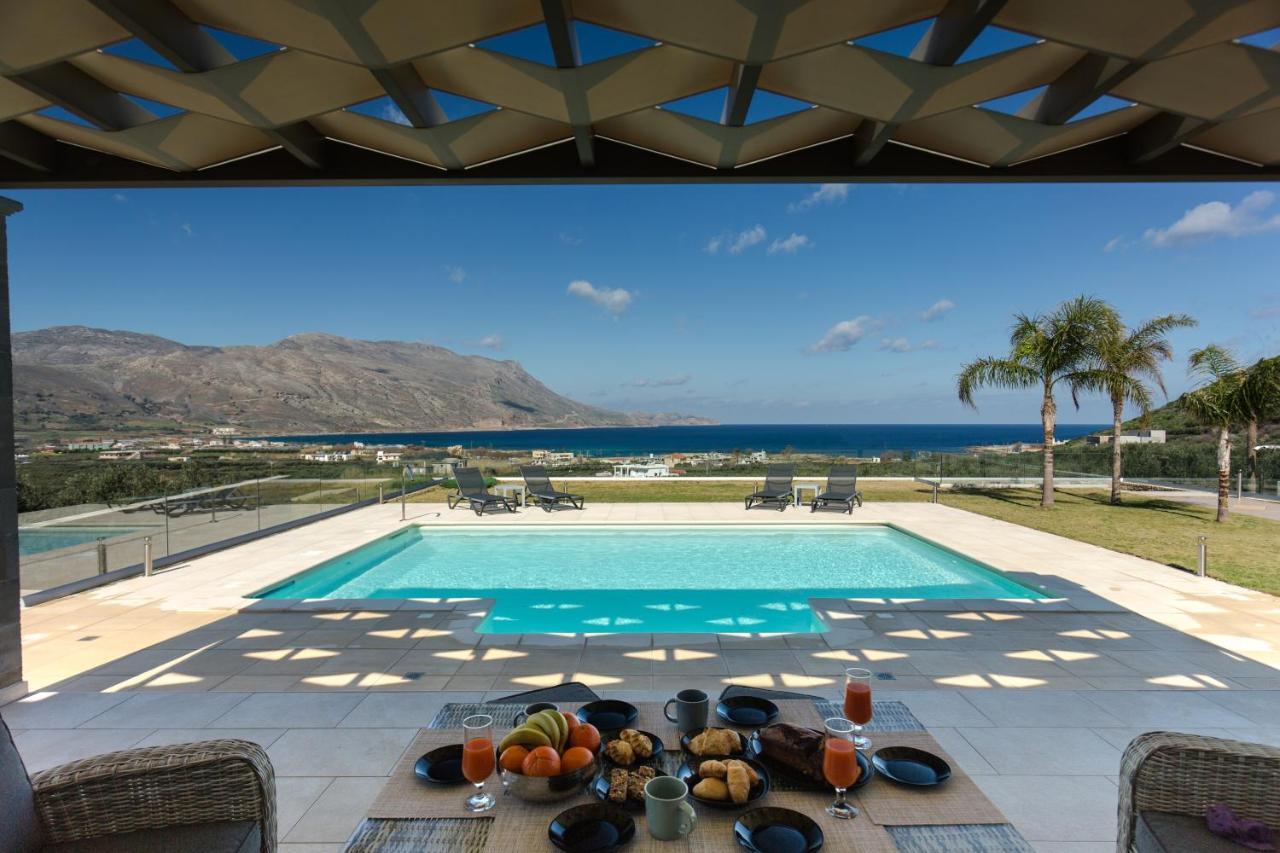 Larimar Luxury Sea View Villa Kíssamos Zewnętrze zdjęcie