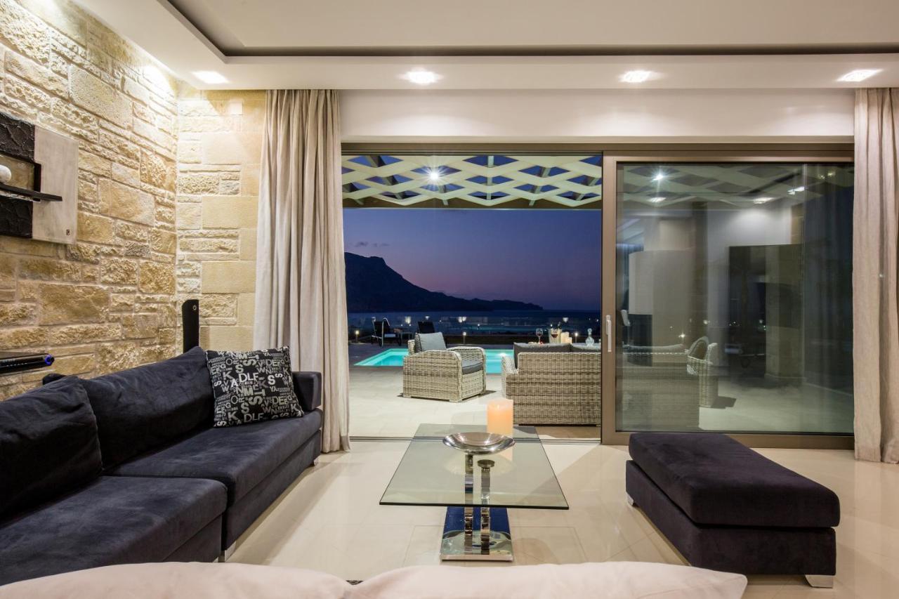 Larimar Luxury Sea View Villa Kíssamos Zewnętrze zdjęcie