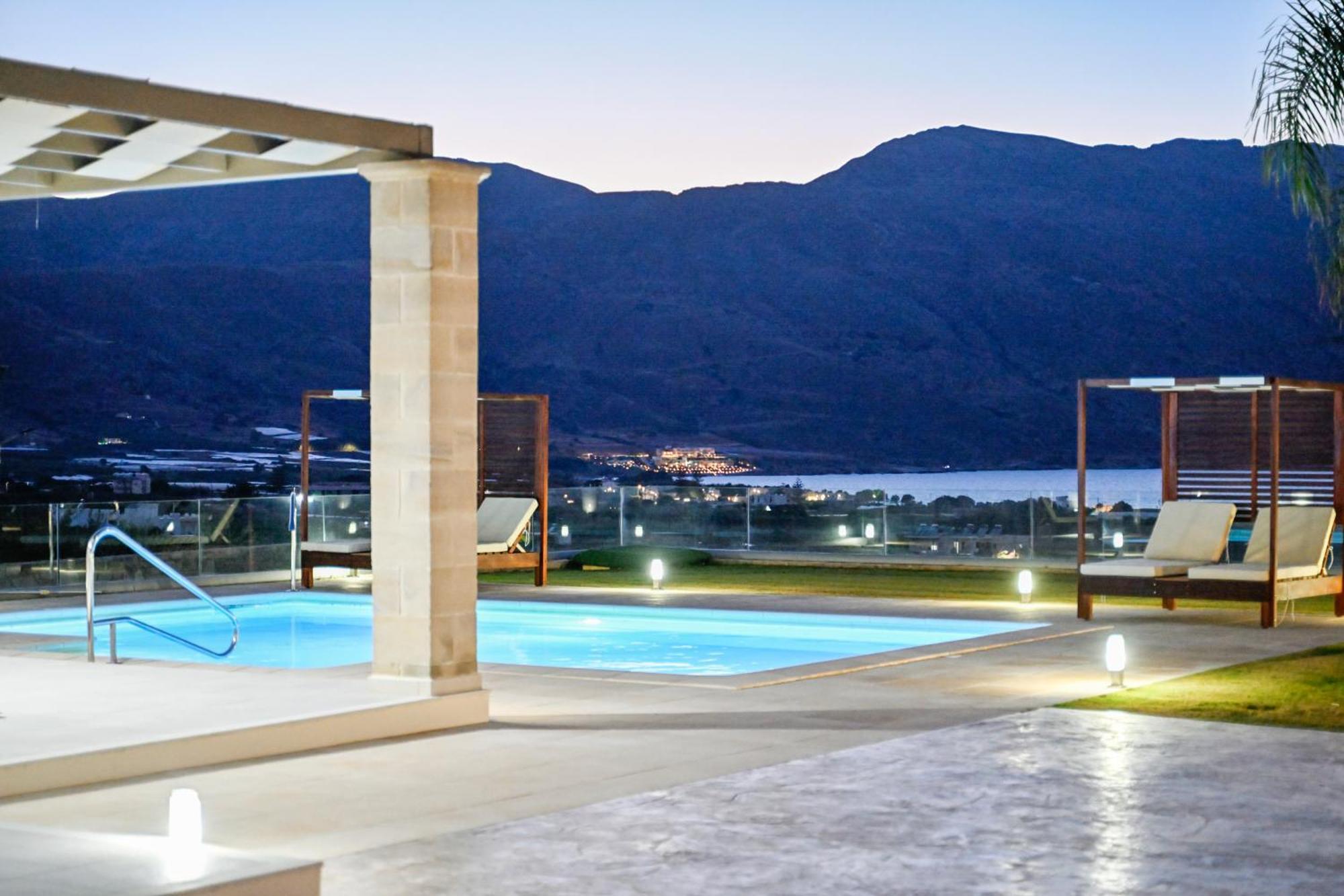 Larimar Luxury Sea View Villa Kíssamos Zewnętrze zdjęcie